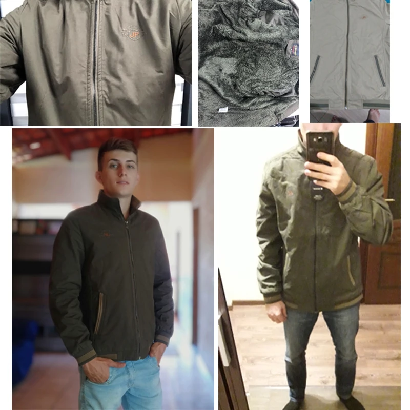 2025 Autumn Men Jackets 100% Cotton Chaqueta Casual Solid Fashion Vintage Warm Vestes Coats High Quality M-5XL Winter Jacket Men