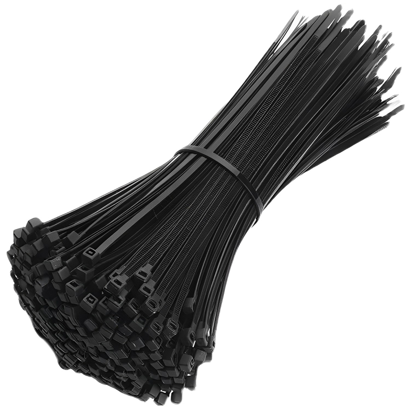 100Pcs Nylon Cable Ties Adjustable Self-locking Cord Ties Straps Fastening Loop Reusable Plastic Wire Ties For Home Office