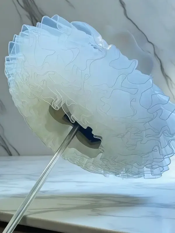 Lolita Flying Saucer Petticoat - Boneless Maximum Volume Crinoline, Invisible Wire-Free Underskirt for Daily Gothic Sweet OP/JSK