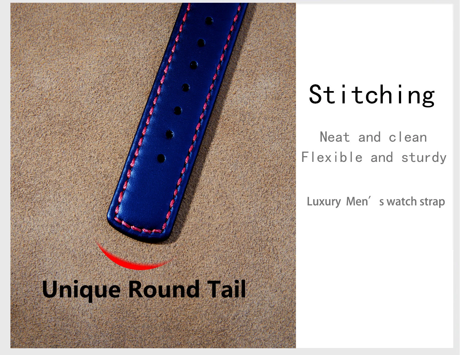 Top Grain Genuine Leather Watch Band, Quick Release 20mm/22mm Watch Strap, Fits Samsung Galaxy Watch, Men and Women Watch band