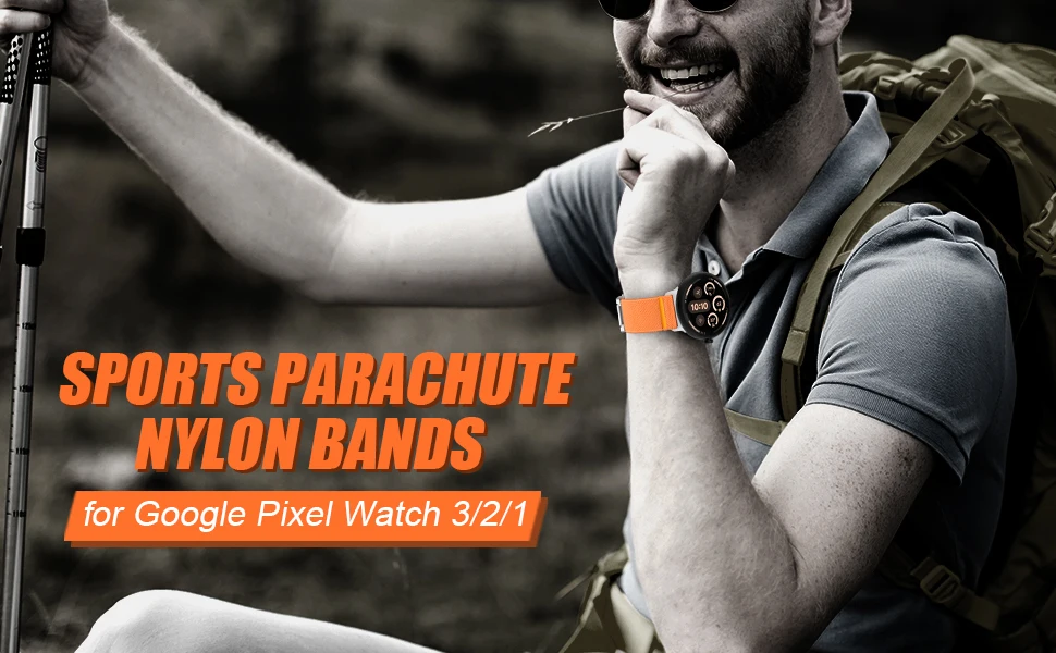 Parachute For Google Pixel Watch 5 3 2 1 Strap 41mm Accessories Sport Nylon Elastic Bracelet Correa Pixel Watch 5 3 4 45mm Band