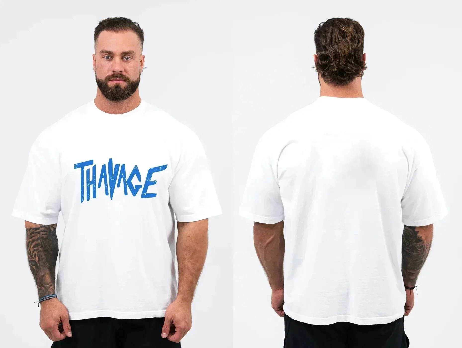 Summer Jogger Gym Tee Men's Cbum T-Shirt Thavage Muscle Men Cbum Gym T-Shirt Cbum Fitness Cotton Shirt Cbum Women'S T Shirt