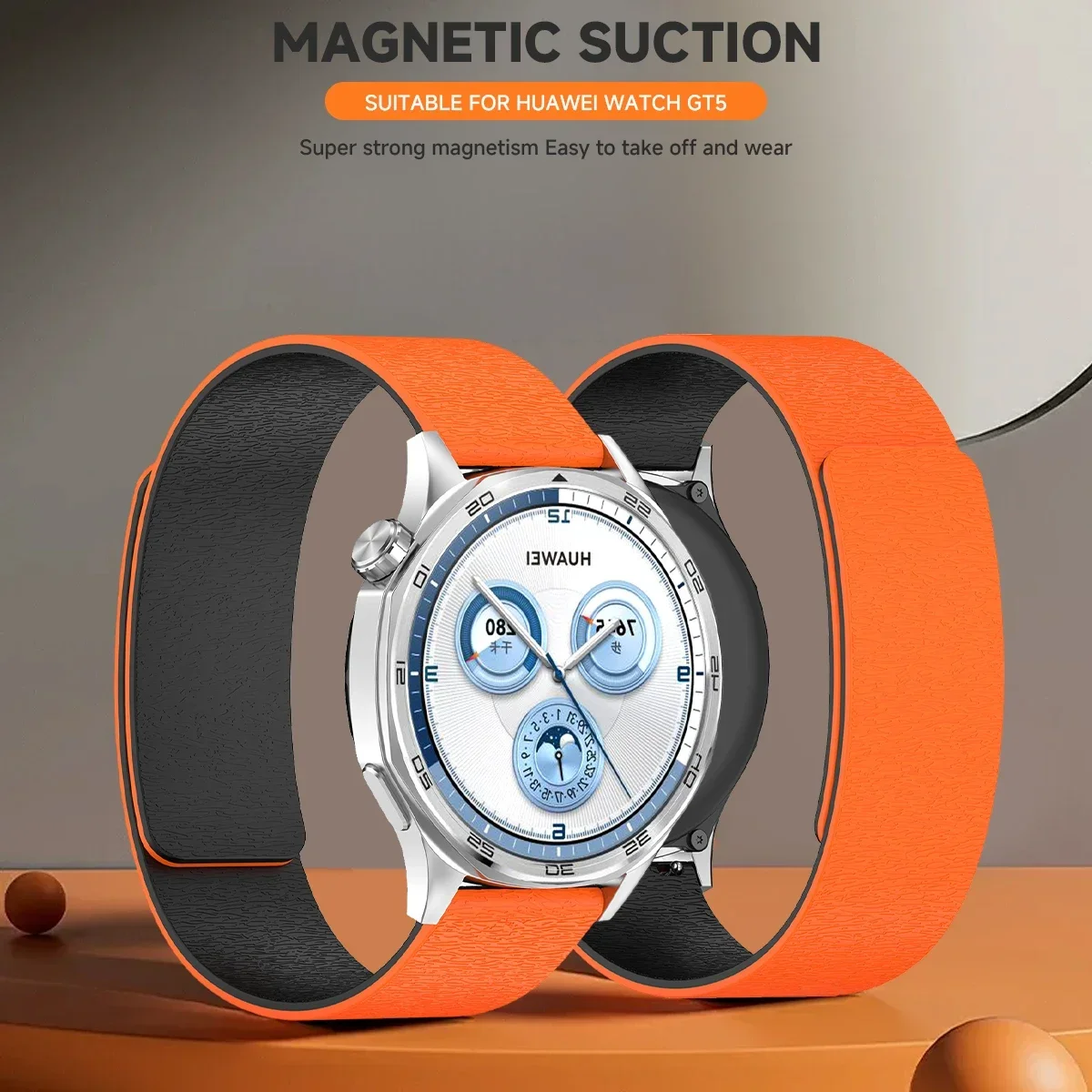 Sport Magnetic strap For Samsung Galaxy Watch 7 6 5 44 40mm 18mm 20mm 22mm Silicone Band for Huawei GT5 Correa Accessories