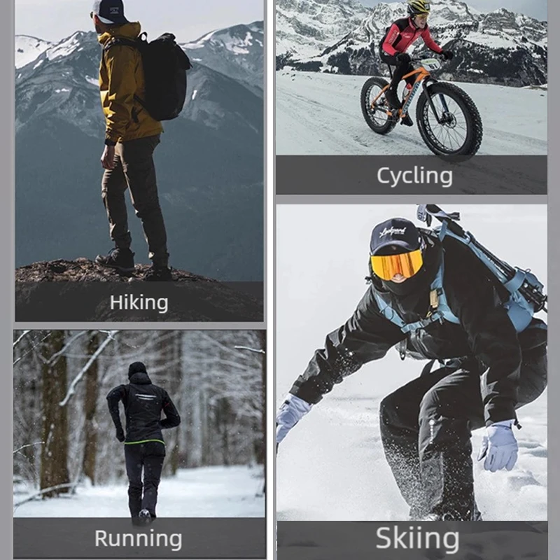 Winter Man Compression Shirt Cycling Clothing Warmth Shirt Warm Bottoming Shirt Men Compression T-Shirt Gym Sportswear
