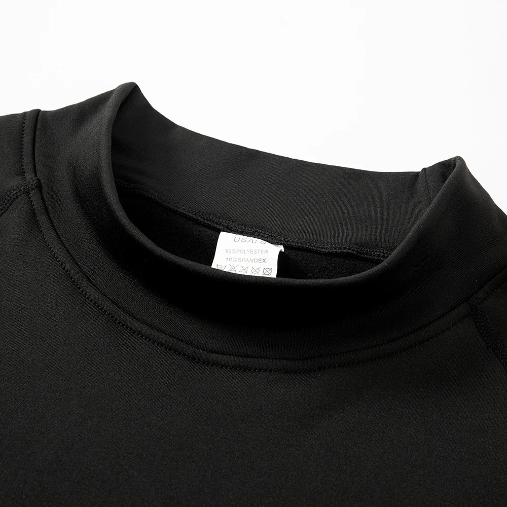 Winter Man Compression Shirt Cycling Clothing Warmth Shirt Warm Bottoming Shirt Men Compression T-Shirt Gym Sportswear