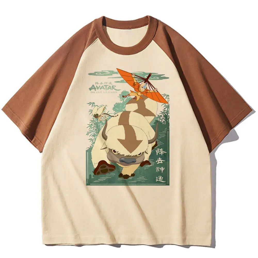 Avatar the Last Airbender teen harajuku korean clothes anime Pop Culture 2000s women t-shirt Retro hip hop Graphic 2000s