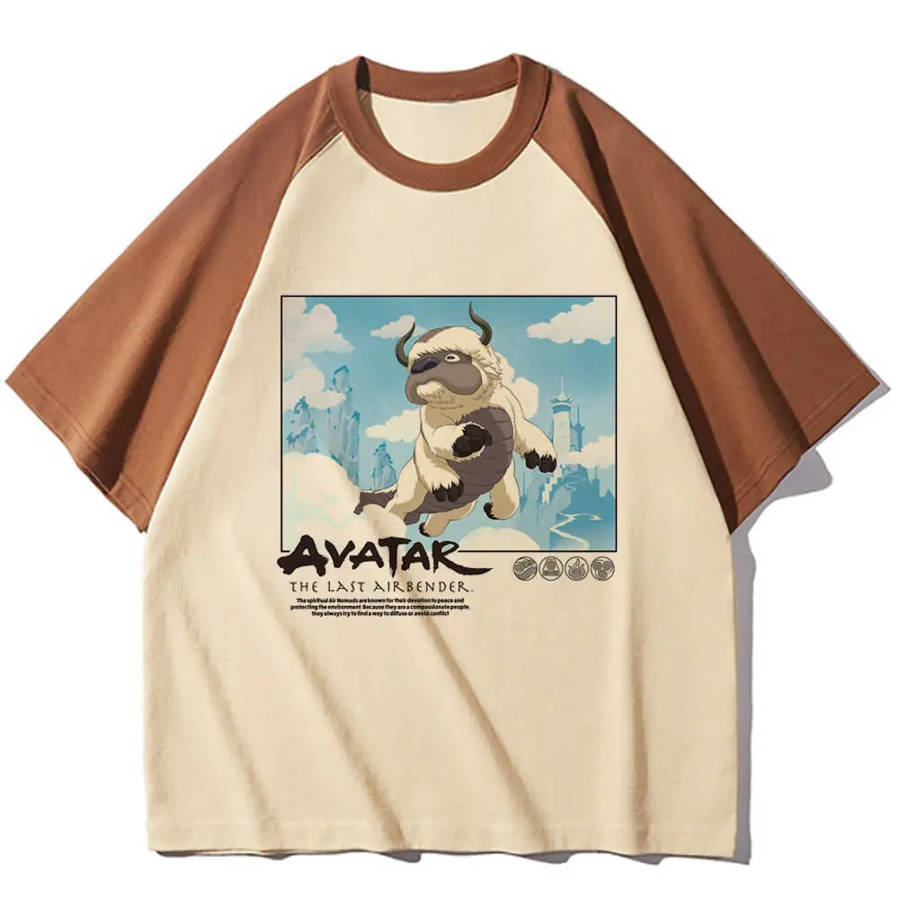 Avatar the Last Airbender teen harajuku korean clothes anime Pop Culture 2000s women t-shirt Retro hip hop Graphic 2000s