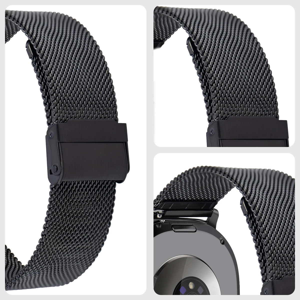 Mesh Stainless Steel Strap for Samsung Galaxy 8/8Classic 40mm 44mm 46mm Metal Men Bracelet for Galaxy Watch Ultra 47mm Wristband