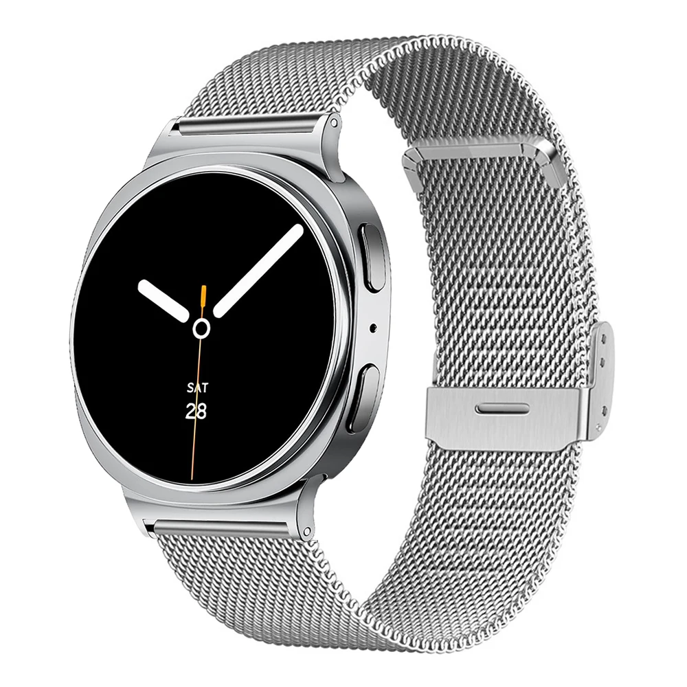 Mesh Stainless Steel Strap for Samsung Galaxy 8/8Classic 40mm 44mm 46mm Metal Men Bracelet for Galaxy Watch Ultra 47mm Wristband