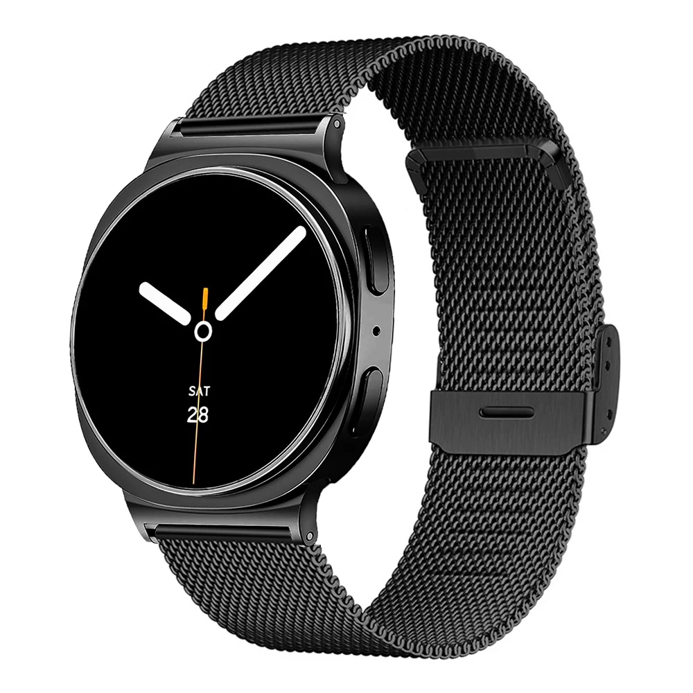 Mesh Stainless Steel Strap for Samsung Galaxy 8/8Classic 40mm 44mm 46mm Metal Men Bracelet for Galaxy Watch Ultra 47mm Wristband