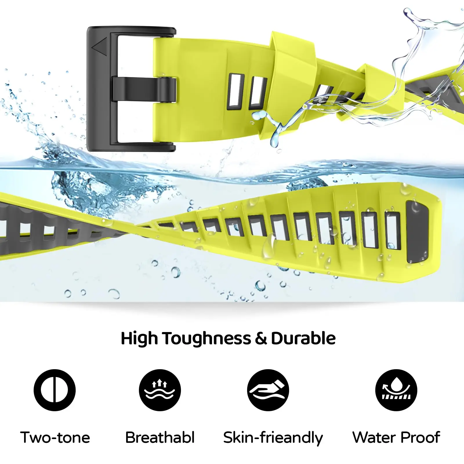 QuickFit 22 26mm Silicone Strap For Garmin Fenix 8 51MM E 47MM 7X 7 6X Epix Pro Instinct 3 2X Forerunner 970 965 955 Watch Band