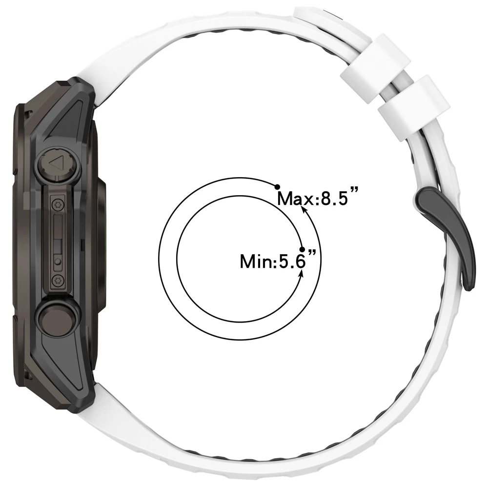 QuickFit 22 26mm Silicone Strap For Garmin Fenix 8 51MM E 47MM 7X 7 6X Epix Pro Instinct 3 2X Forerunner 970 965 955 Watch Band