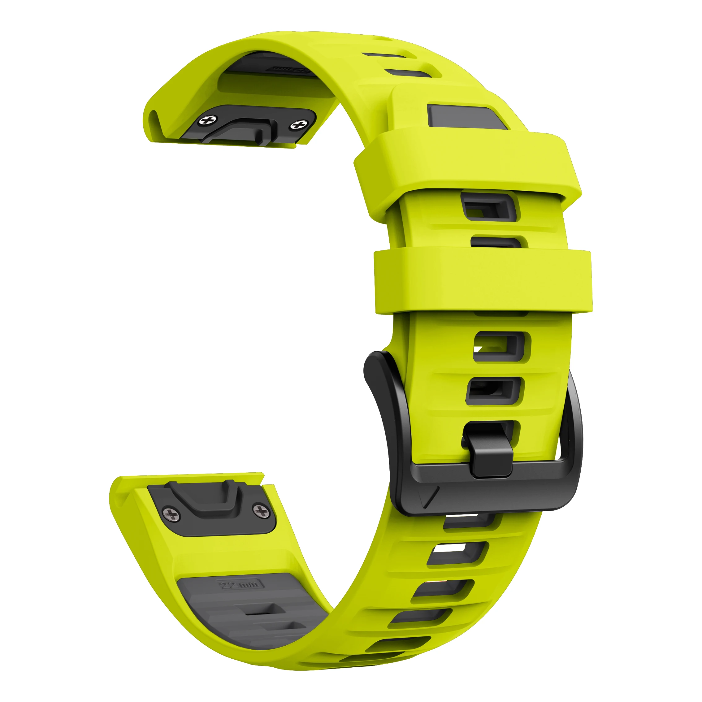 QuickFit 22 26mm Silicone Strap For Garmin Fenix 8 51MM E 47MM 7X 7 6X Epix Pro Instinct 3 2X Forerunner 970 965 955 Watch Band