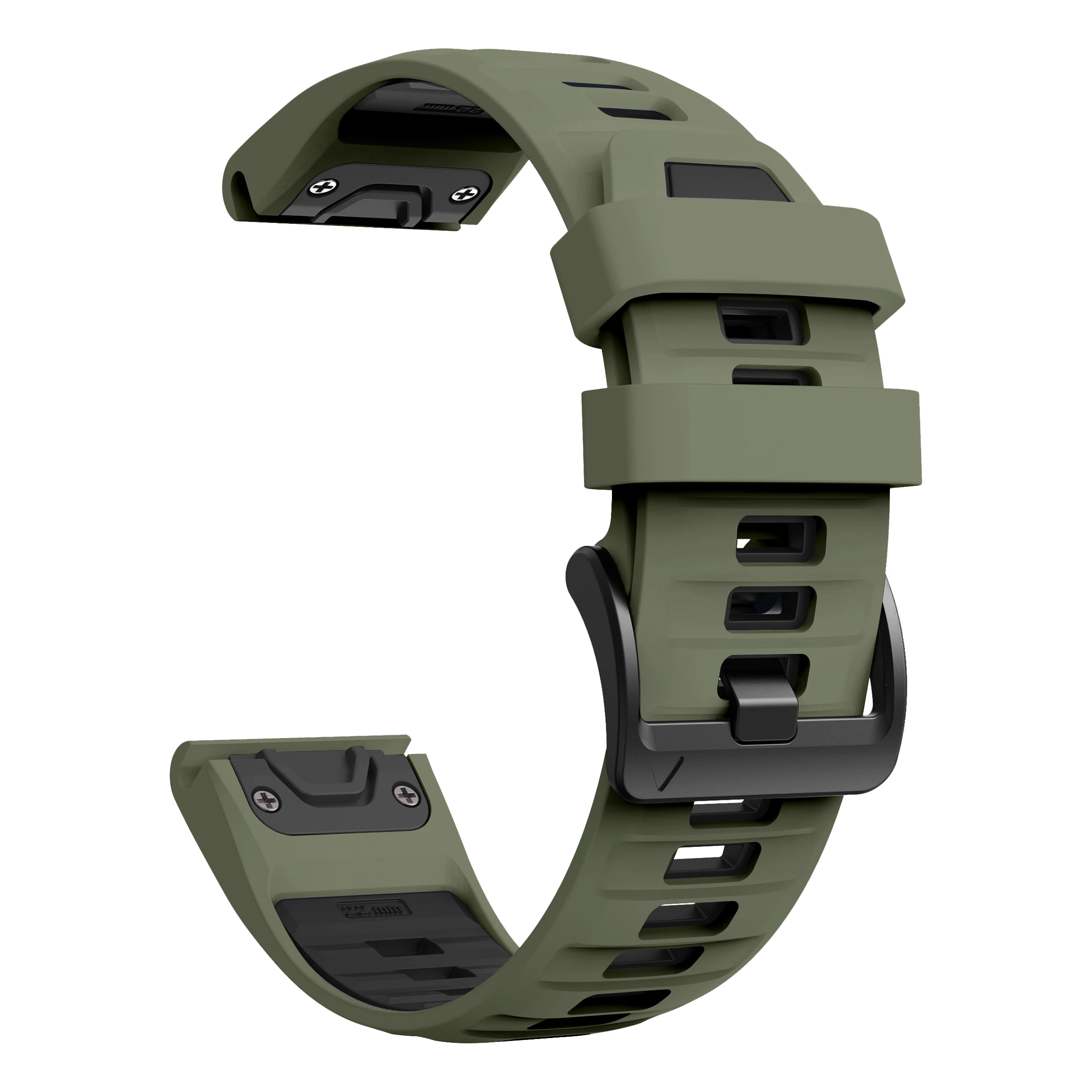 QuickFit 22 26mm Silicone Strap For Garmin Fenix 8 51MM E 47MM 7X 7 6X Epix Pro Instinct 3 2X Forerunner 970 965 955 Watch Band