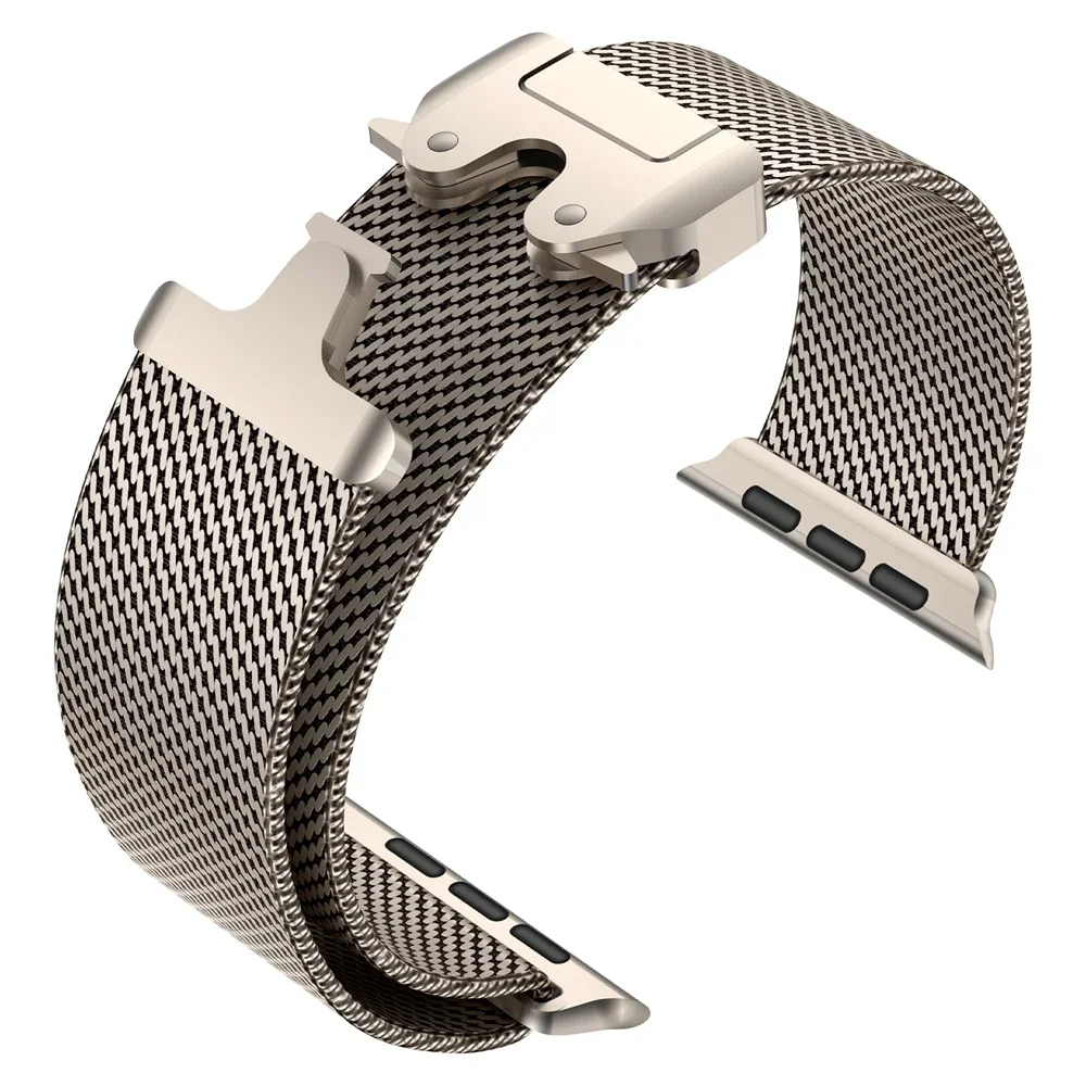 Milanese Loop Strap For Apple Watch Band Ultra 2 49mm 46mm 45mm 44mm 42mm Stainless Steel Metal for iWatch Series 10 9 8 7 6 5 4