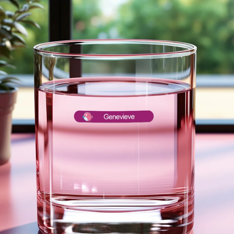 Custom Name Stickers for Water Bottles & School Supplies - Personalized Durable Labels with Colors, Waterproof & Eco-Friendly
