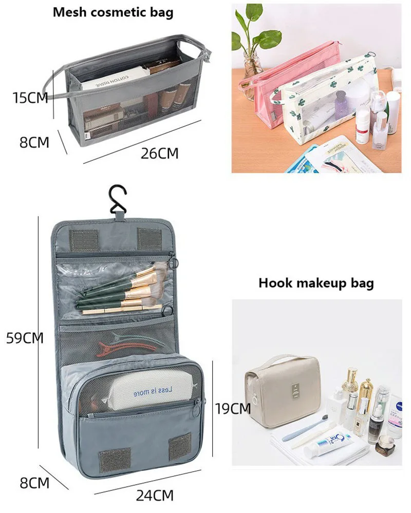 11Pcs Travel Packing Cubes Set Waterproof Luggage Organizer Drawstring Storage Bags for Clothes Shoes Underwear Cosmetic