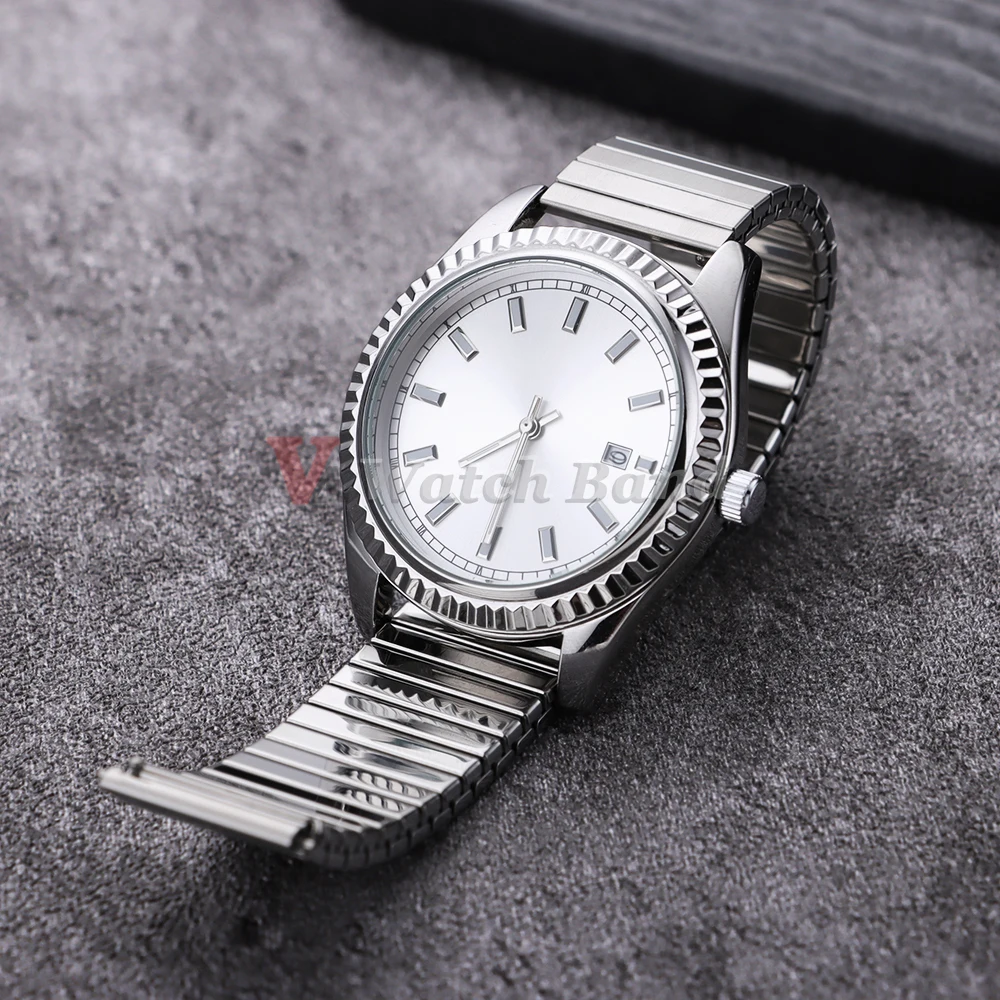 NEW Quick Release Stainless Steel Elastic Stretch Strap 14/16/18/20/22mm Watch Band Accessories Bracelet Metal Expansion Straps