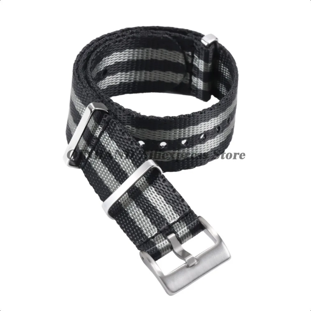 Nylon Watchbands for Omega 007 for Seamaster 300 60s French Army Watch Straps 20mm Canvas Replacement Bracelets Sport Wristbelts