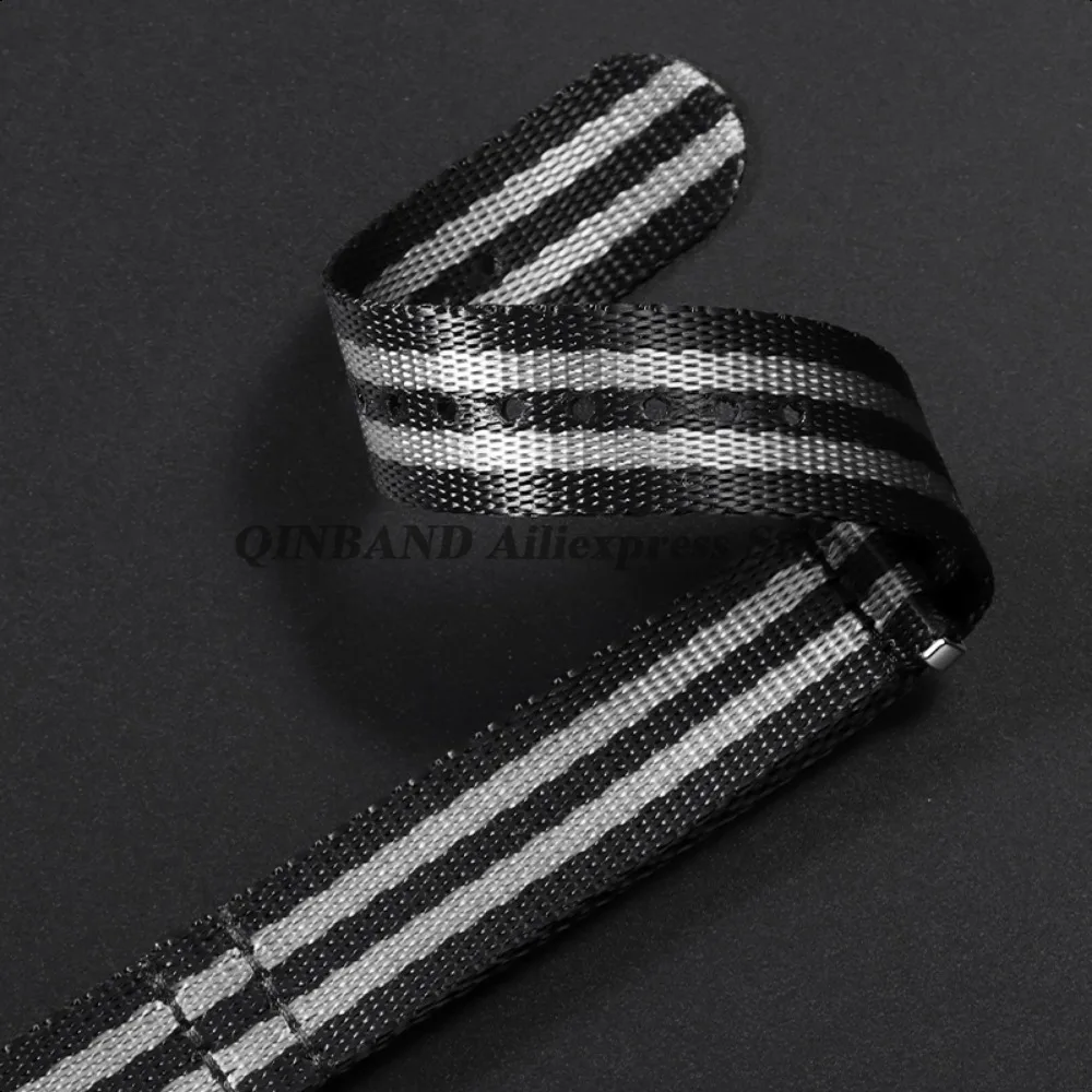 Nylon Watchbands for Omega 007 for Seamaster 300 60s French Army Watch Straps 20mm Canvas Replacement Bracelets Sport Wristbelts