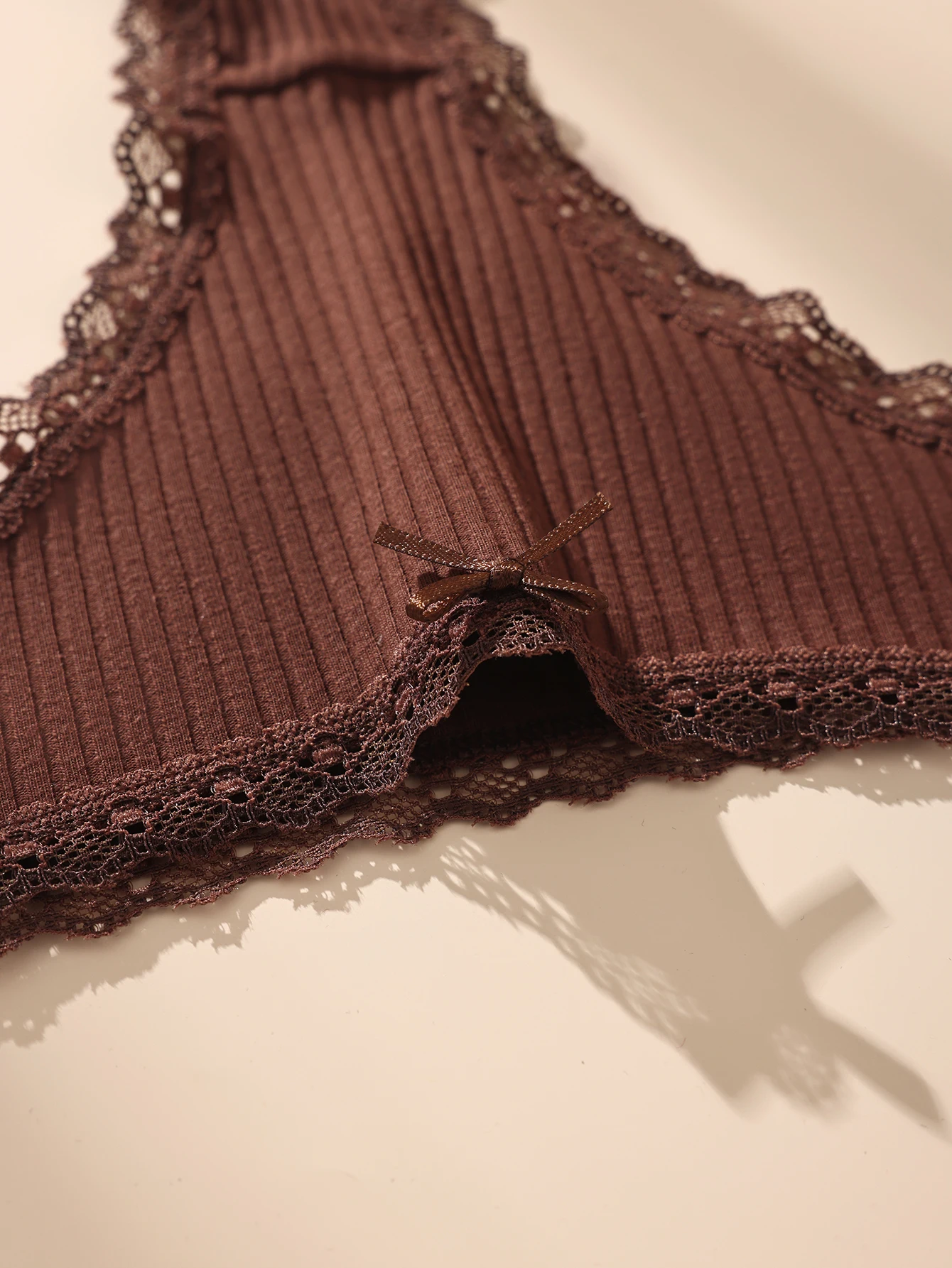 7Pcs/Set Women Thongs Panties Cotton Sexy Lace Underwear Tanga Solid T Back Pants Soft Underpants G-Strings Female Lingerie S-XL