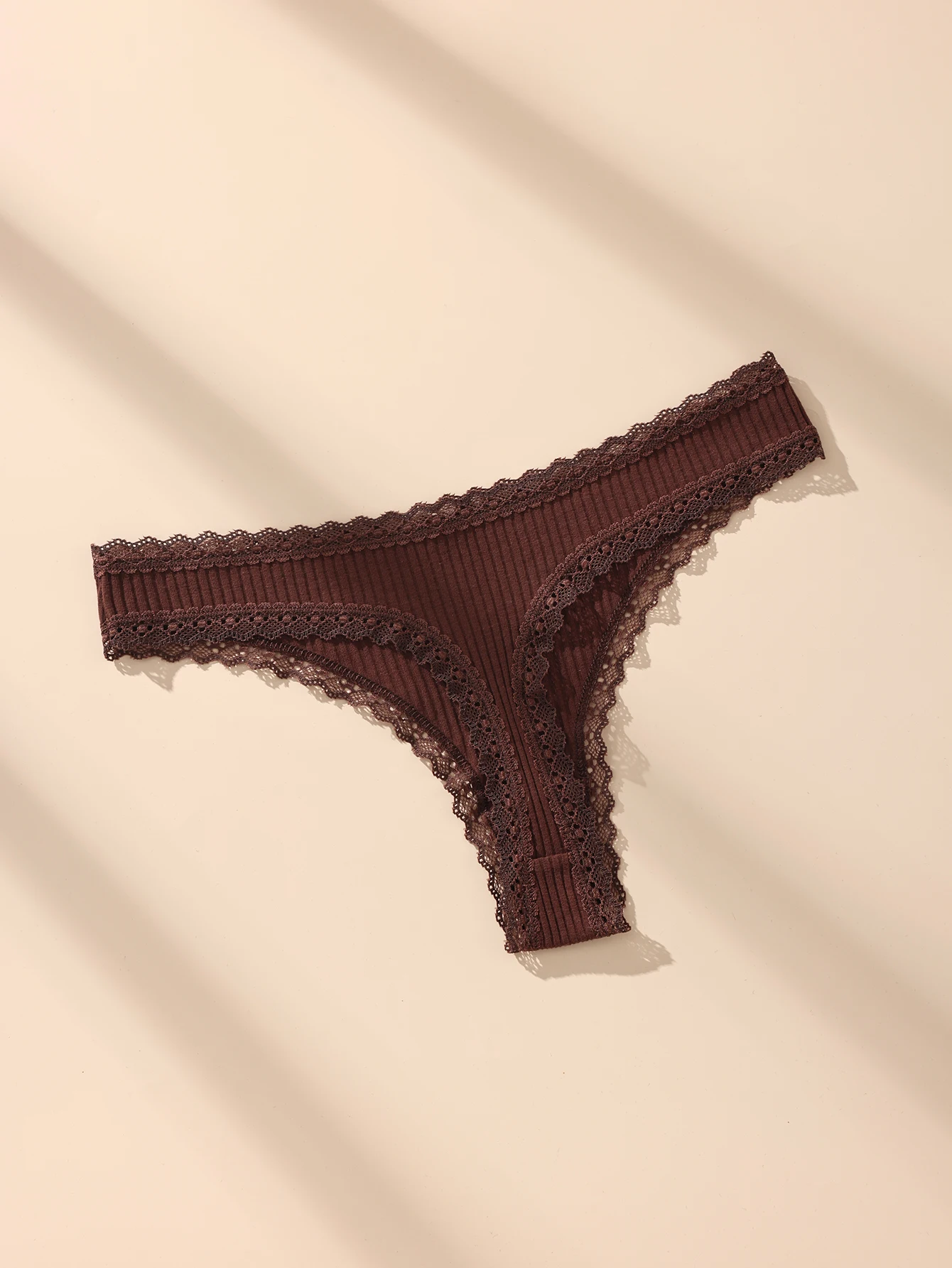 7Pcs/Set Women Thongs Panties Cotton Sexy Lace Underwear Tanga Solid T Back Pants Soft Underpants G-Strings Female Lingerie S-XL