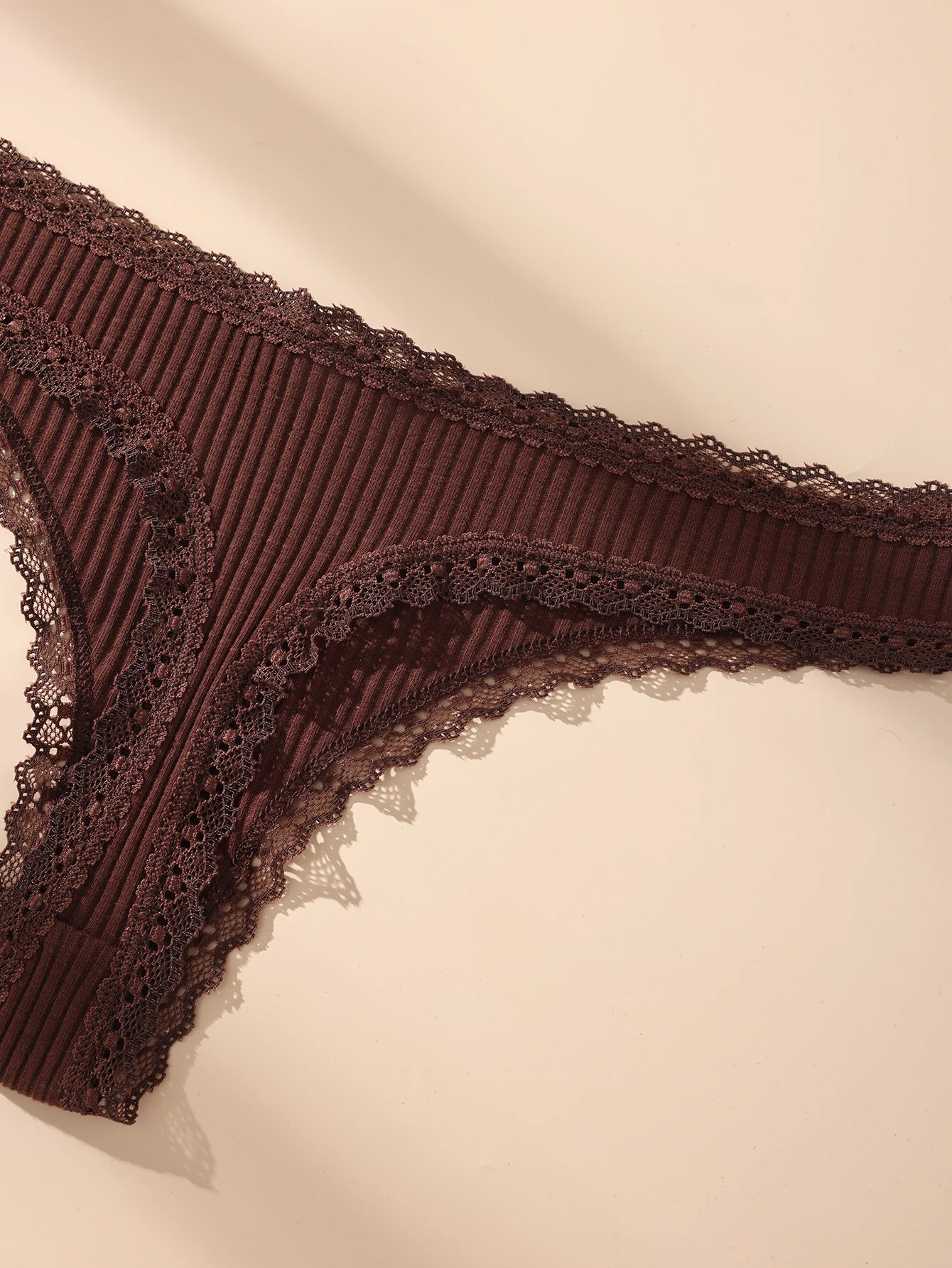 7Pcs/Set Women Thongs Panties Cotton Sexy Lace Underwear Tanga Solid T Back Pants Soft Underpants G-Strings Female Lingerie S-XL