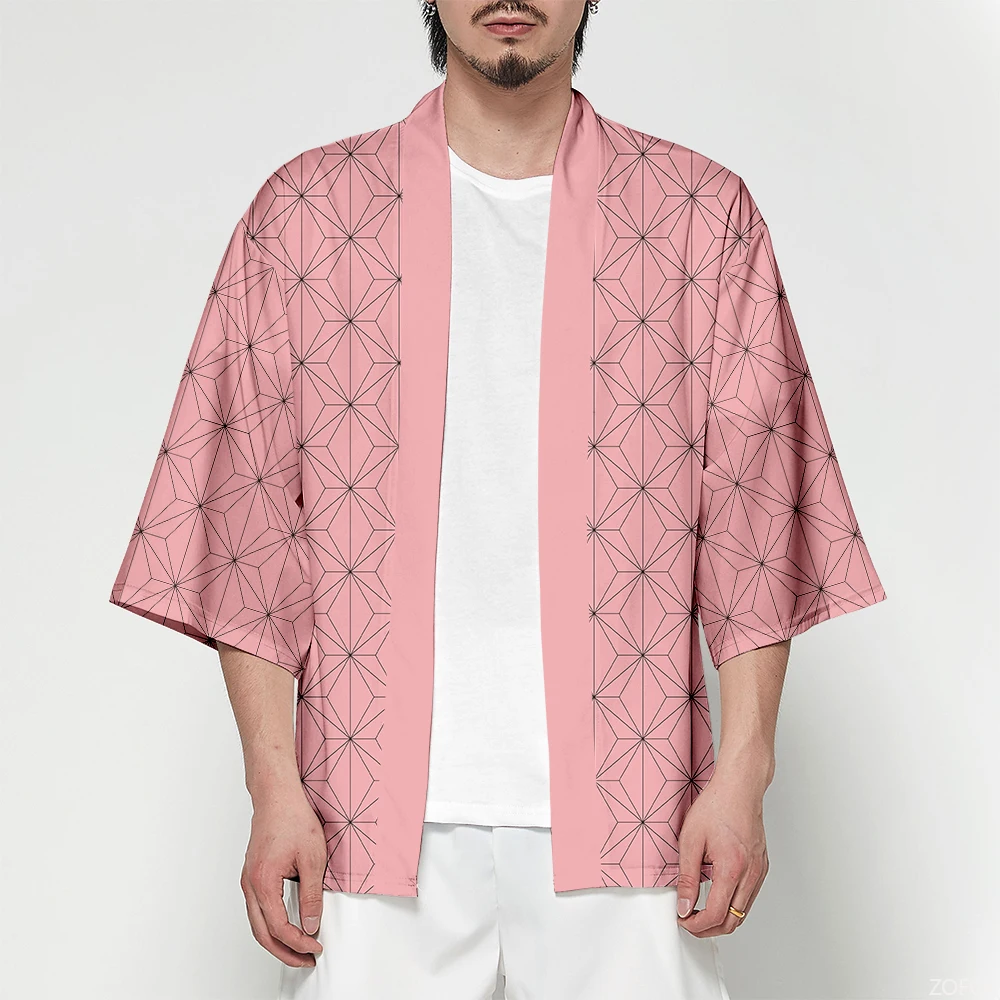 Devil Killer 3D Printed Japanese Anime Kimono Role Playing Men and Women Summer Casual Cool Street Dress
