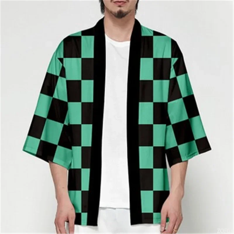 Devil Killer 3D Printed Japanese Anime Kimono Role Playing Men and Women Summer Casual Cool Street Dress