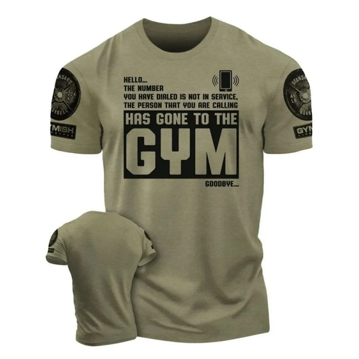 Summer Fashion Men's Muscle Training Letter Print Comfortable and Breathable Round Neck T-Shirt Outdoor Casual Sports Top