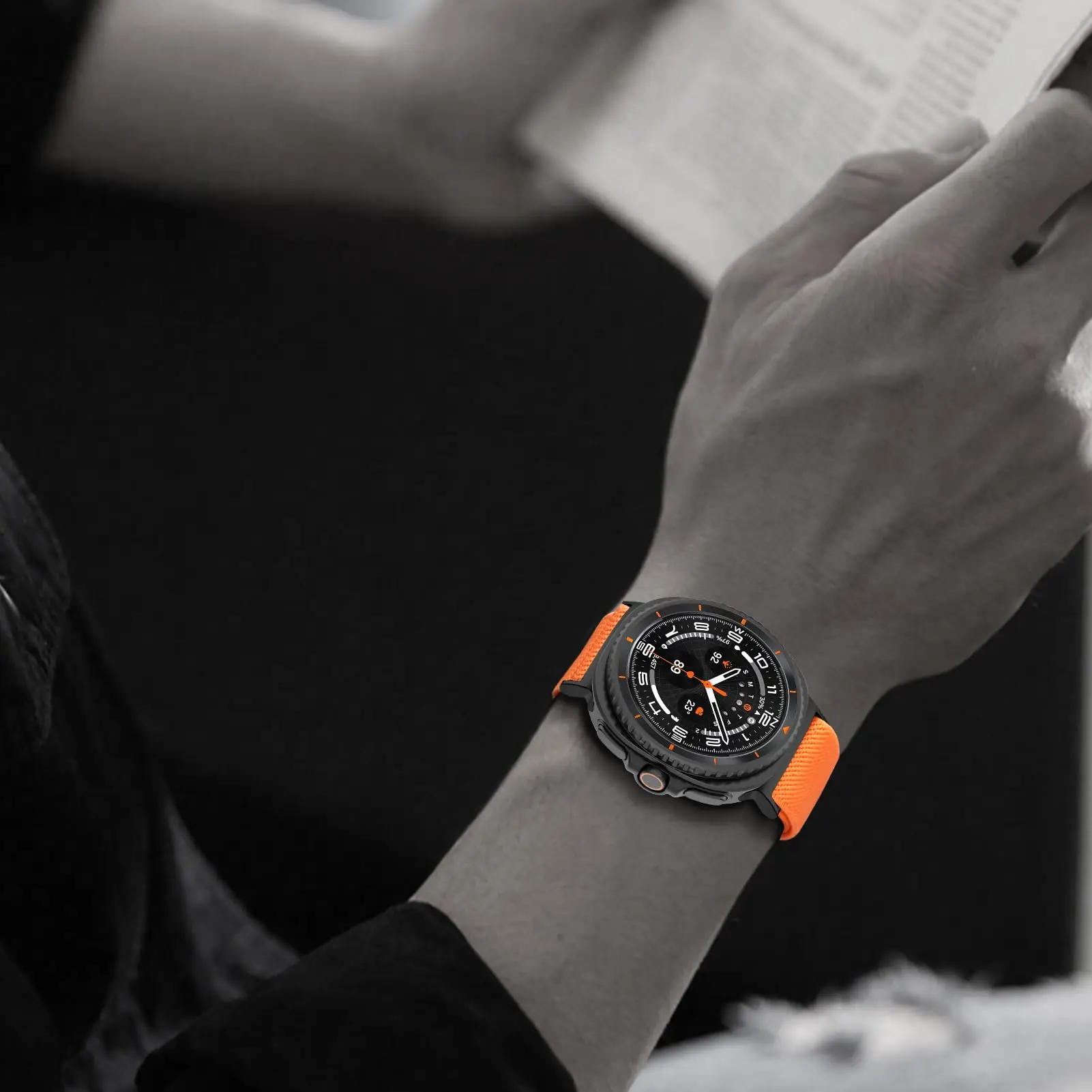 Magnetic Straps For Samsung Galaxy Watch Ultra 2 Accessories Elastic Nylon Bracelet Correa for Galaxy Watch 7 Ultra 47mm Bands