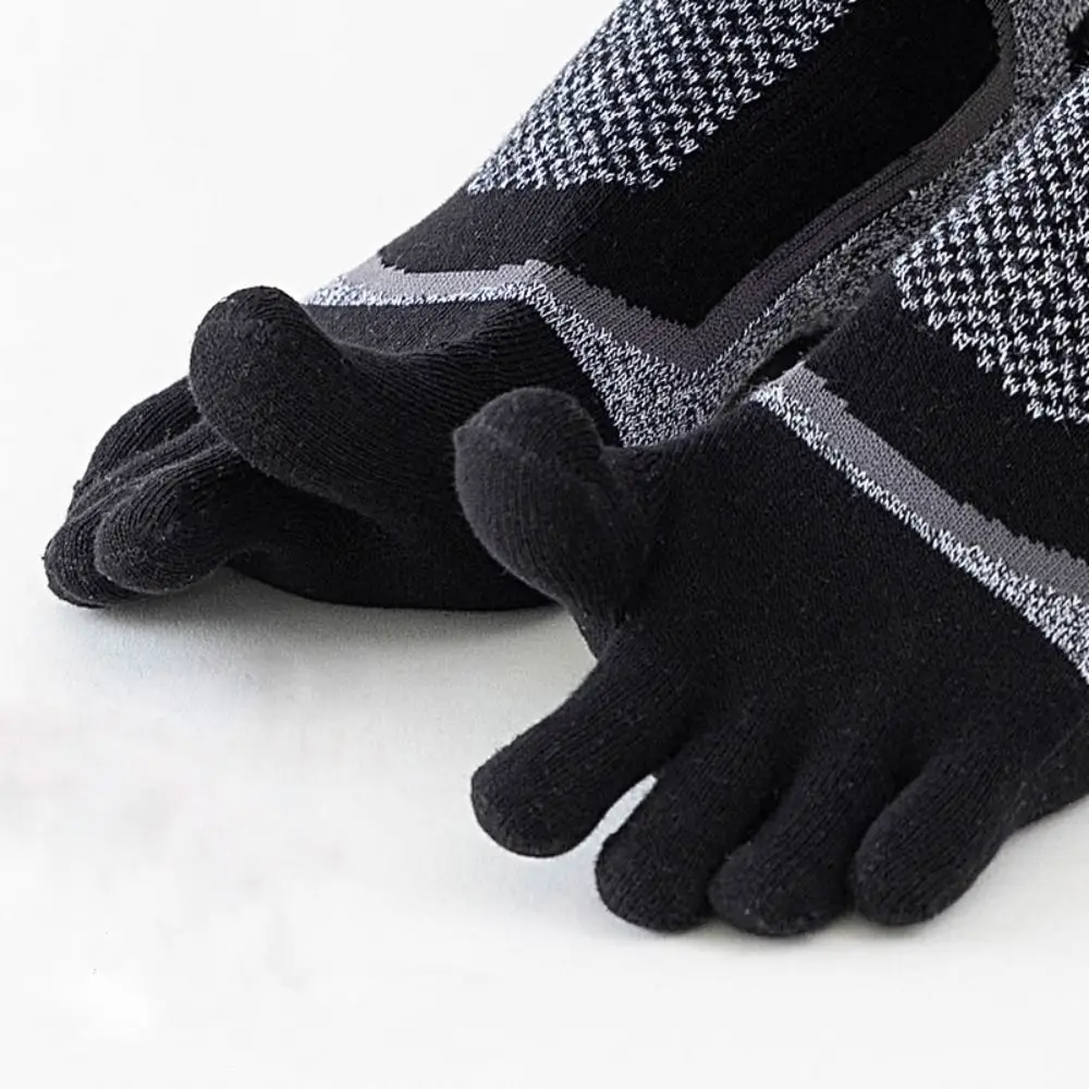 Sports Toe Socks Compression Running Socks Breathable Sweat-Absorbing Comfortable Thick Endurable Outdoor Fitness 5 Finger Socks