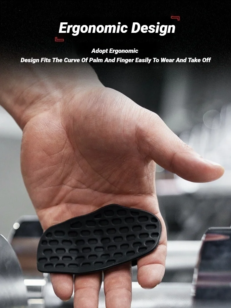 2Pcs Weight Lifting Grips Workout Gloves Flexible Hand Protection For Men Women Gym Fingerless Pull Up Bodybuilding Gymnastics