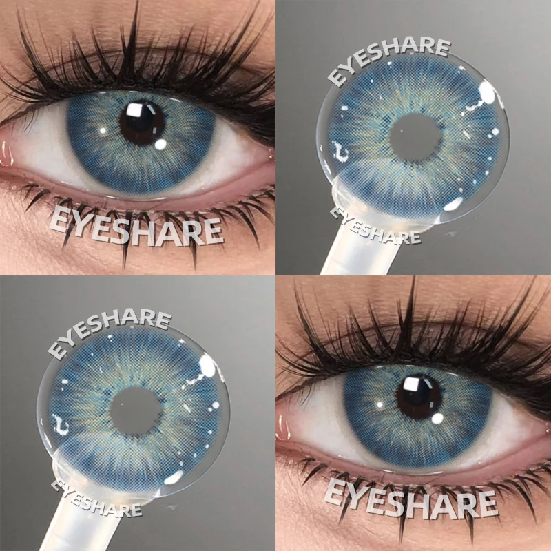 EYESHARE Popular Color Contact Lens for Eyes Black Lens Eye Fashion Brown Beauty Colored Pupils Gray Contact Blue Eyes Makeup