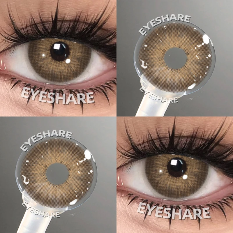 EYESHARE Popular Color Contact Lens for Eyes Black Lens Eye Fashion Brown Beauty Colored Pupils Gray Contact Blue Eyes Makeup