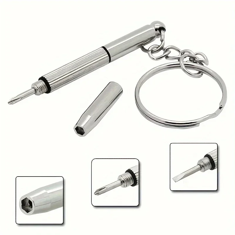 1/2/10pcs Mini Hand Glasses Screwdrivers 3-in-1 Spectacle Repair Kits Multifunction Sunglass Watch Glasses Screwdriver Set with