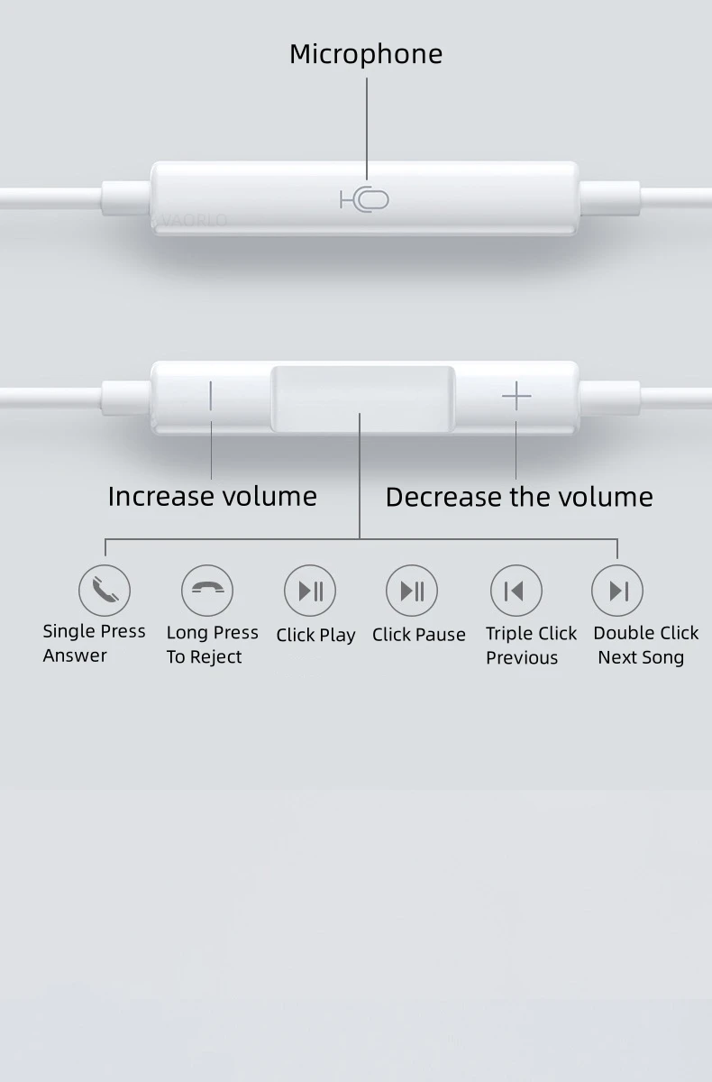 Type C 3.5mm Wired Earphones For in-ear Redmi mi Xiaomi 17 15 14 13 12 11 Pro Headphones iphone16 15 Samsung Huawei Phone Tablet