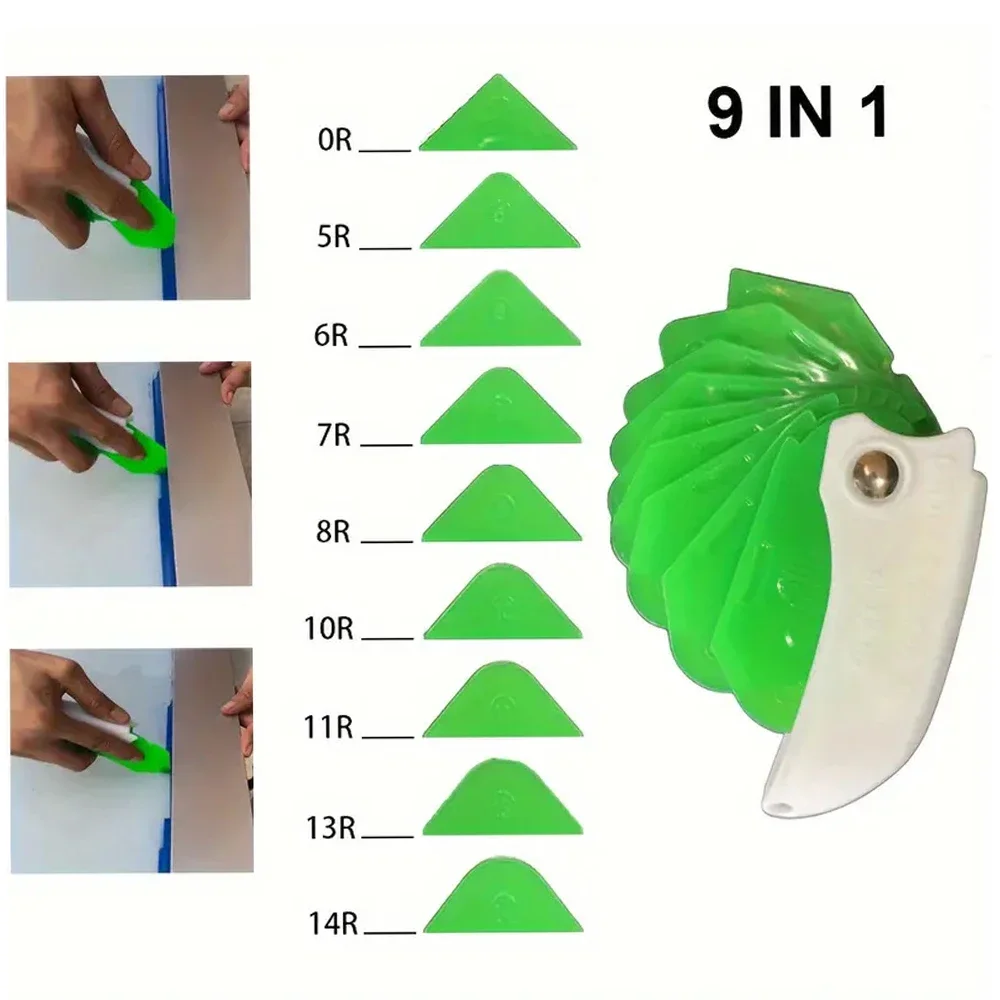 9 in1 Silicone Caulking Tool Sealant Spreading Professional Tile Window Grout Edge Removal Joint Sealant Spreader Spatula New
