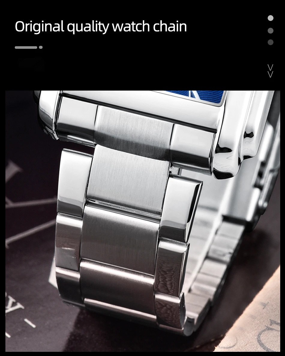 CHENXI 8216 Quartz Watches Fashion Simple Business Simple Silvery Stainless Steel Strap Wristwatches for Men Relógios Masculino