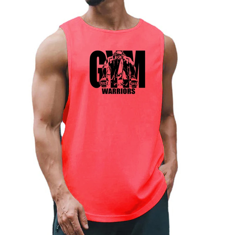 Gym Bodybuilding Sports Sleeveless T-Shirts Mens Fitness Workout Muscle Tank Tops Summer Mesh Breathable Stretch Quick Dry Vests