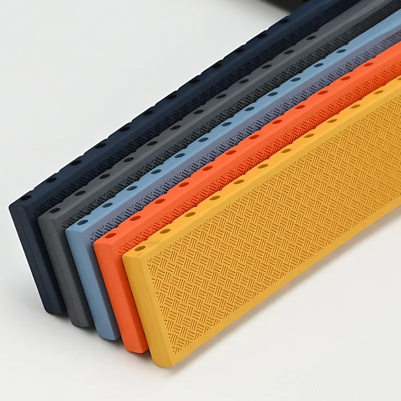 Fluoro Rubber Watch Band FKM Tropic Strap 18/19/20/21/22mm Folding Buckle Quick Release Cut to Size Bracelet for Men Women