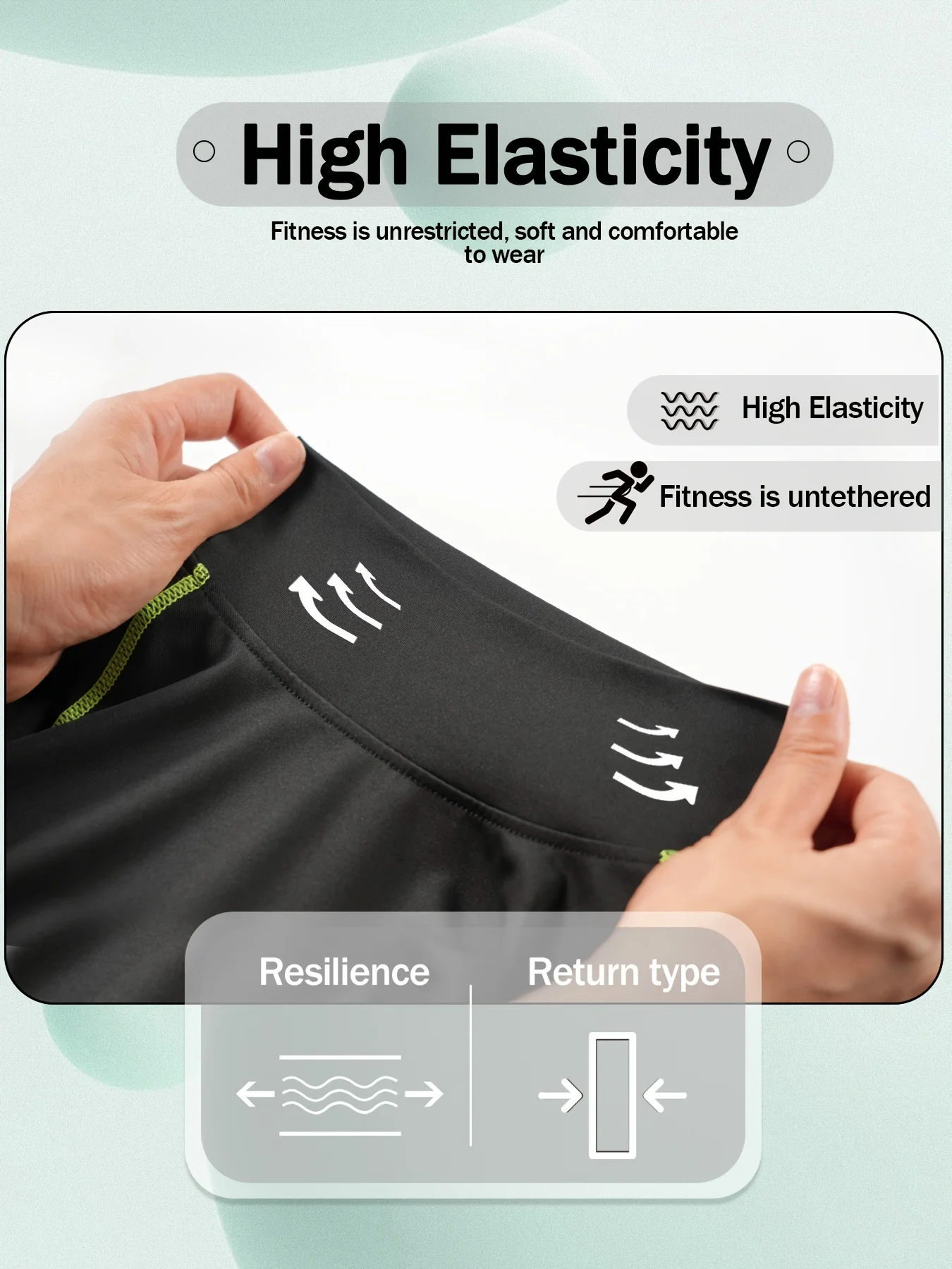 Men's fleece tight long-sleeved shirt, quick-drying and breathable, highly elastic and warm, making exercise more comfortable