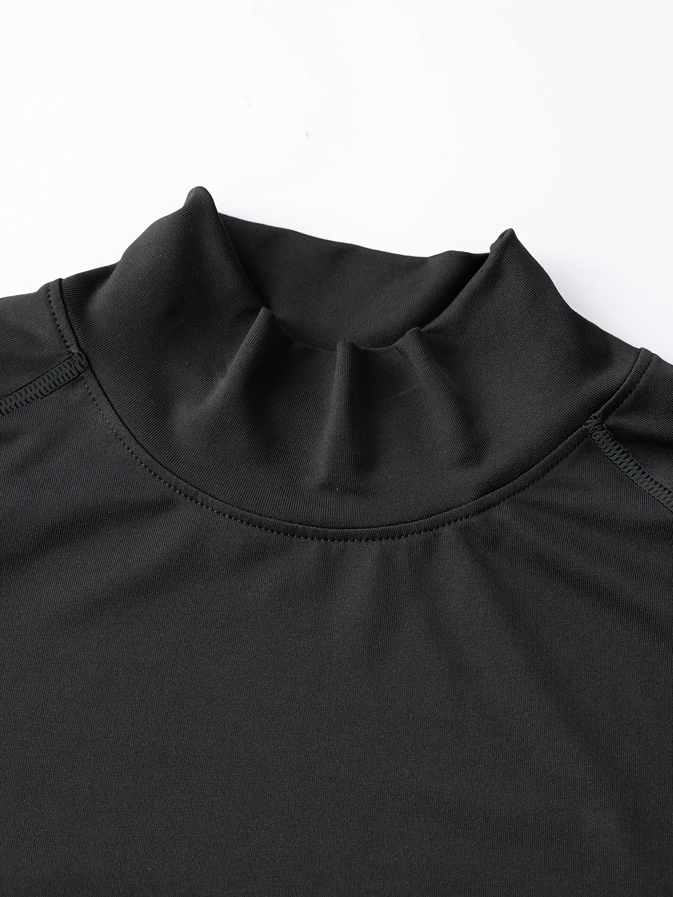 Men's fleece tight long-sleeved shirt, quick-drying and breathable, highly elastic and warm, making exercise more comfortable