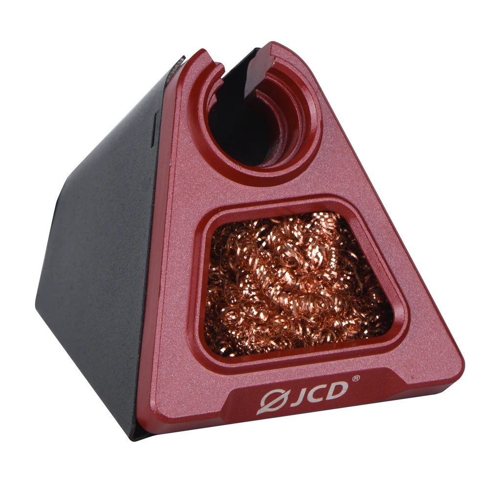 JCD 820 Aluminum Alloy Electric Soldering Iron Stand Holder with Welding Cleaning copper ball solder wire RMA flux