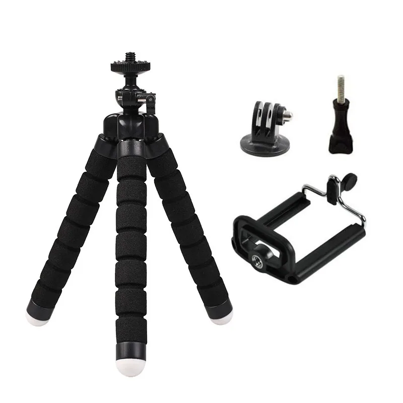 Tripods for Gopro Hero 12 11 10 9 8 7 Black MAX Flexible Mini Octopus Tripod Accessories for Go Pro 6 5 4 3 YI Eken SJCAM AKASO