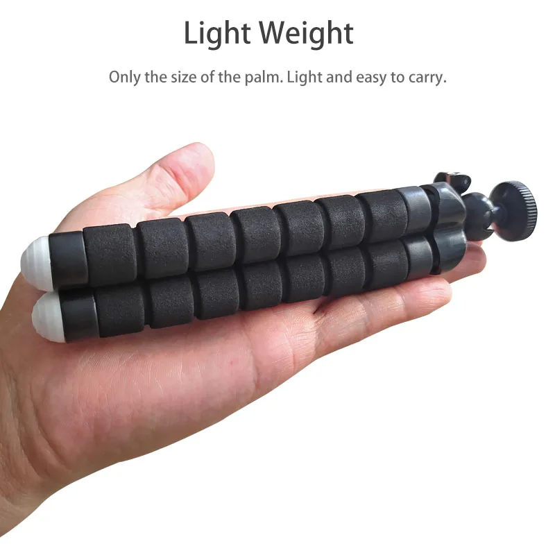 Tripods for Gopro Hero 12 11 10 9 8 7 Black MAX Flexible Mini Octopus Tripod Accessories for Go Pro 6 5 4 3 YI Eken SJCAM AKASO