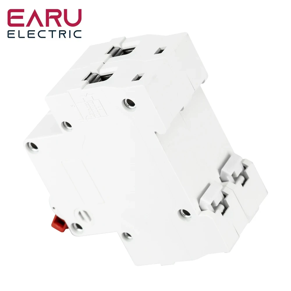 EARU 1P 2P 3P 4P DZ47 3A-125A AC 230V 400V C Curve Mini Circuit Breaker MCB Short Circuit Overload Protector Din Rail Mounted