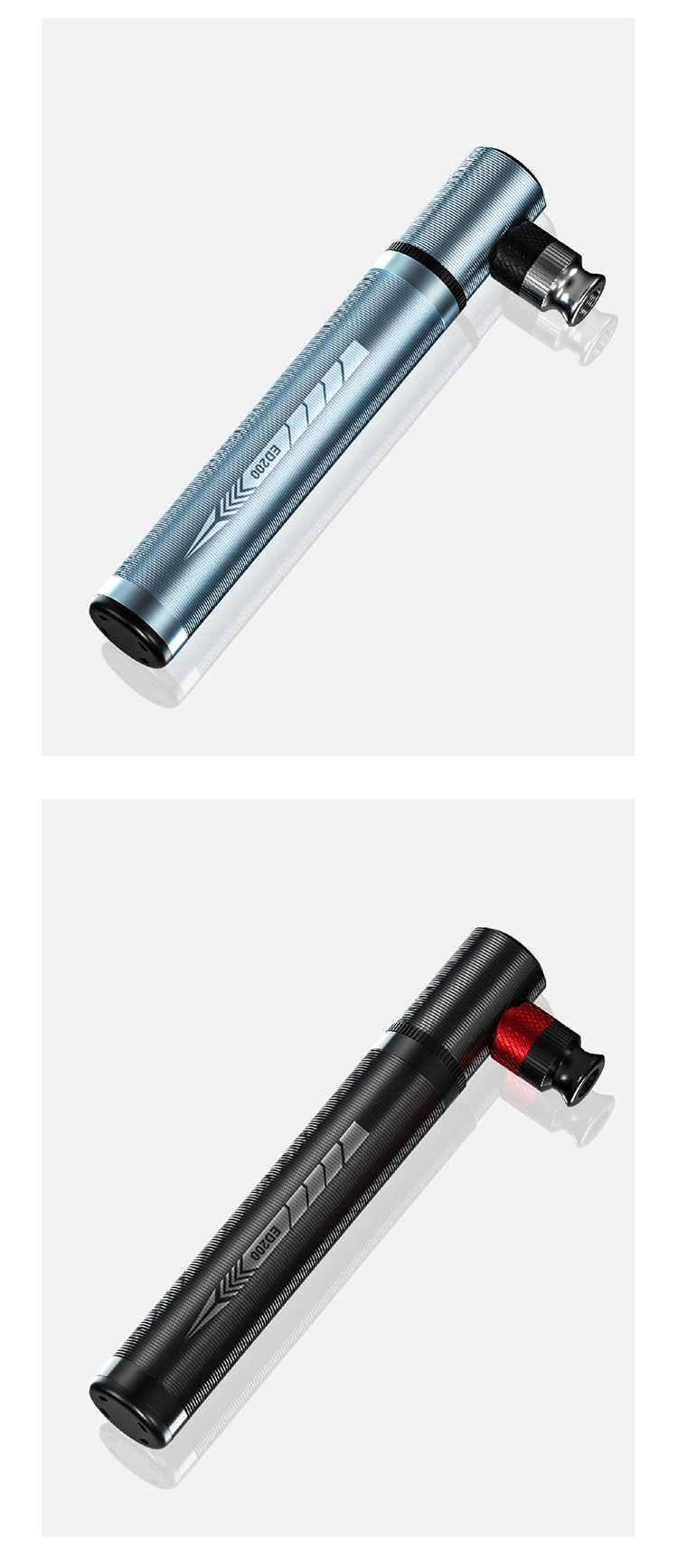 ENLEE BIKING Mini Bicycle Pump Aluminum Alloy Cycling Hand Air Pump Ball Tire Lnflator Presta Valve MTB Road Bike Pump