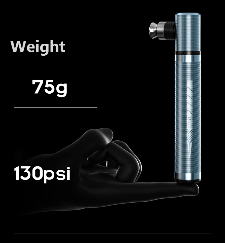 ENLEE BIKING Mini Bicycle Pump Aluminum Alloy Cycling Hand Air Pump Ball Tire Lnflator Presta Valve MTB Road Bike Pump