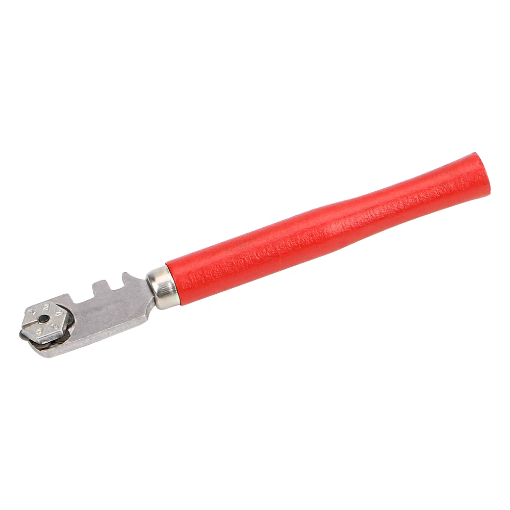 Professional Glass Tile Cutter Window Craft Wooden Handle 130mm For Hand Tool Diamond Tipped 1Pcs Portable Glass Cutter